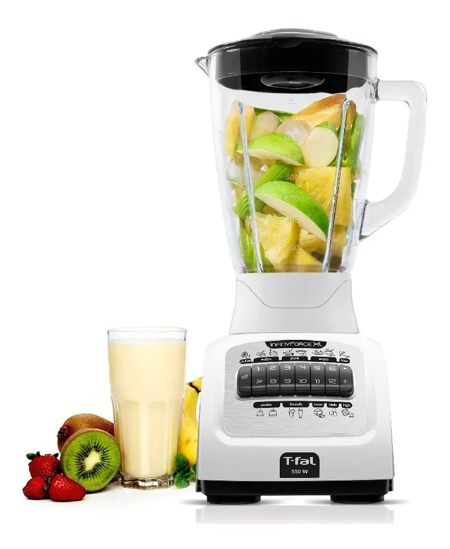 Licuadora 12 Vel Blanca T-Fal Infinyforce XL, LN8221MX