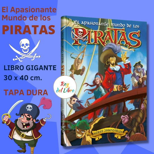 Libro Formato Grande El Apasionante Mundo De Los Pirataiuy