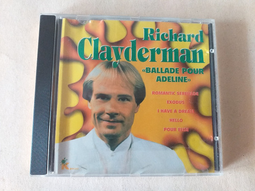 Cd Richard Clayderman/  Ballade Pour Adeline