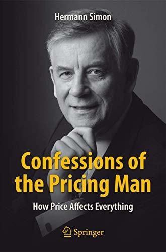 Book : Confessions Of The Pricing Man How Price Affects...