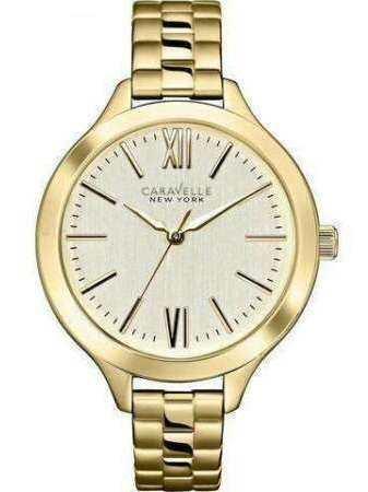 Reloj Mujer Bulova Caravelle New York 44l127 Oro -toned Acer