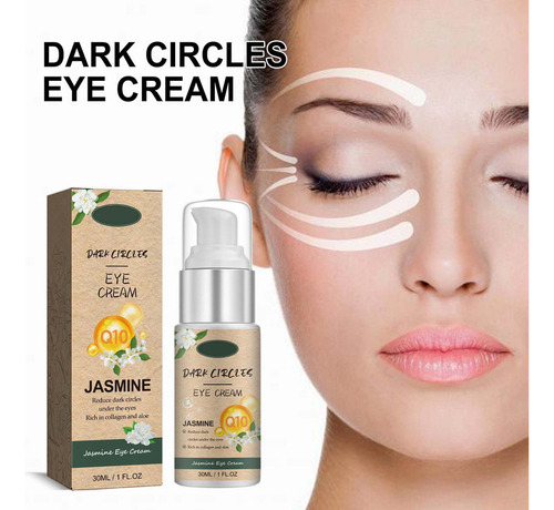 Crema De Ojos Para Eliminar Ojeras Con Jazmín, Ojeras,