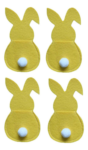 4 Unids Pascua Cubiertos Bolsa Cubiertos Cubiertos Cubiertos
