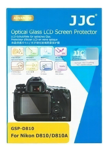 Protetor De Vidro Lcd Câmera Nikon D810 Jjc Gsp-d810