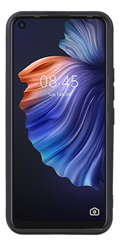 Zt Funda De Teléfono Tpu Negra Mate Para Tecno Camon 17