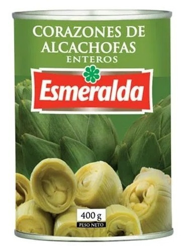 Corazones De Alcachofas Esmeralda Lata 400 G