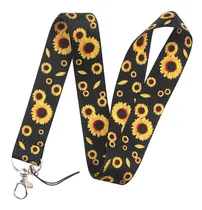 Comprar Gafete Lanyard Cordon Porta Gafete Correa Girasol Sunflower