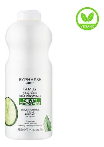 Shampoo Byphasse Para Cabellos Grasos De 750 Ml 