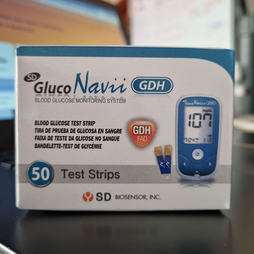 Tiras Reactivas De Glucosa X 50 Unidades - Gluconavii Gdh