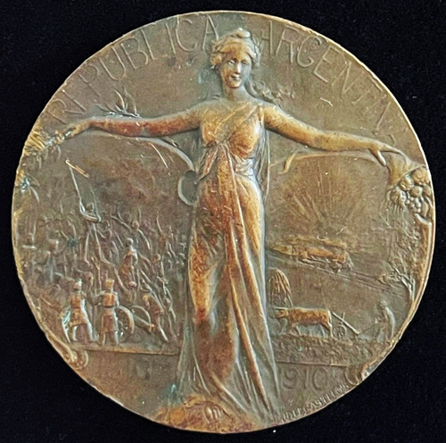 Medalla Corvera Y Peralta Martinez, Centenario 1910.