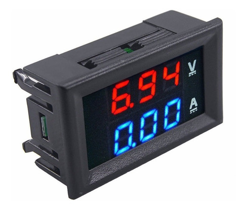 Voltimetro Amperimetro Digital 100v Dc 10 A Vcc Pcbrea A0135