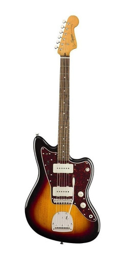 Imagen 1 de 6 de Guitarra eléctrica Squier by Fender Classic Vibe '60s Jazzmaster de álamo 3-color sunburst brillante con diapasón de laurel indio