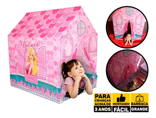 Barraca Cabana Infantil Casinha Da Belinda Menina Grande