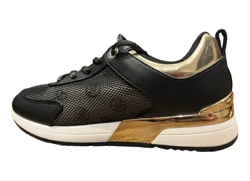 Zapatillas negras outlet guess mujer