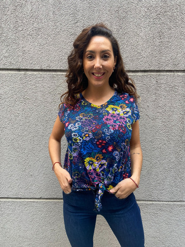 Remera Blusa Estampada Style&co Talle Grande Importada