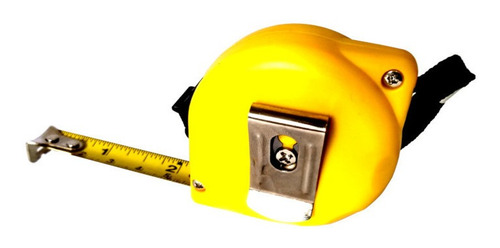 Trena Fita 3 M X 12,5 Mm Em Aço C/ Trava, Ponta Metálica