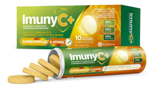 Imuny-c+ Supercomplex Imunidade Quality Pharma C/10 Cpr