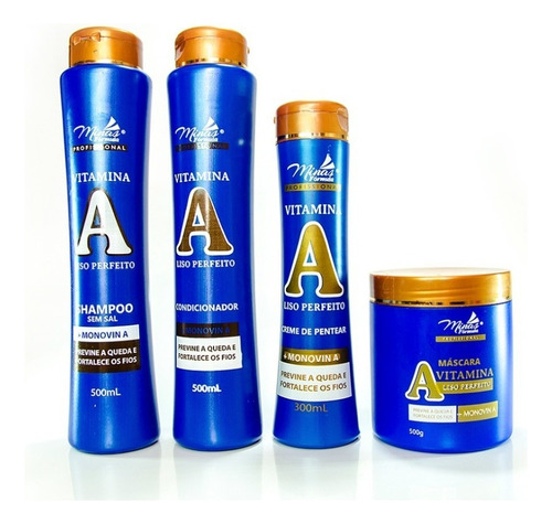 Combo Kit Vitamina A Minas Formula Com 4 Produtos