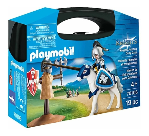 Playmobil 70106, Entrenamiento De Caballero Medieval, Nuevo