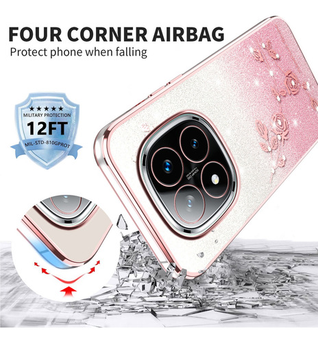 Funda Para Redmi Note 14 Pro Plus 5g Con Para Mujeres Y