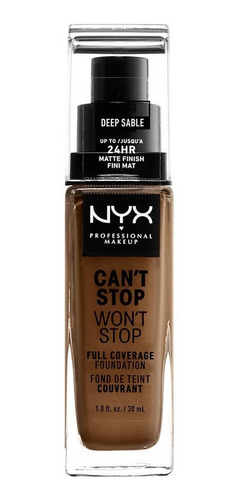 Nyx Base Can't Stop Won't Stop Foundation ( Ver Tonos)