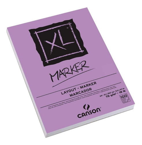 Block C/100 Hjs Papel Marker Xl Canson