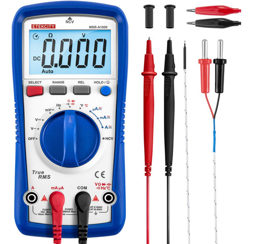 Multímetro Profesional Etekcity A1000, Trms 6000 Conteos Ran