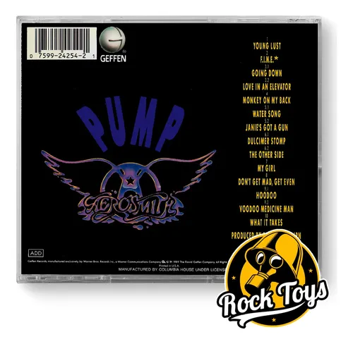 Aerosmith - Pump 1989 Cd Vers. Usa (Reacondicionado)