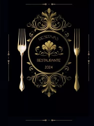 Libro De Reservas Restaurante 2024: Agenda De Reservas Para