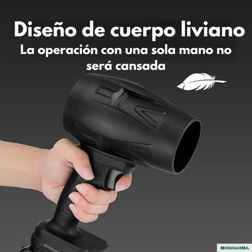 Soplador Profesional Eléctrico Mosharma Inalámbrico Multiuso 1050w Bateria 48v + Maletin