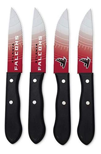 Sports Vault Nfl Atlanta Falcons Steak Knive Set, 9.75
