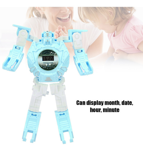 Reloj Transformador De Robot Reloj Digital Transformador Rel