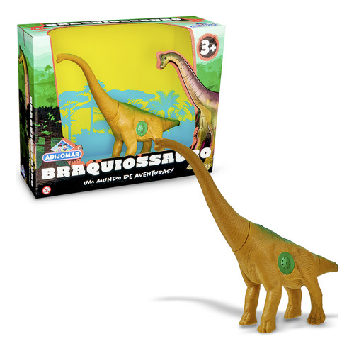 Dinossauro Braquiossauro C/ Dispositivo De Som Colecionável