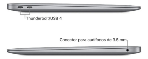 Apple Macbook Air 13.3 Pulgadas Chip M1 256 Gb Ssd, 8 Gb Ram (Reacondicionado)