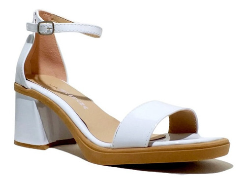 Imagen 3 de 5 de Sandalias Urban Charol White