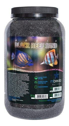 Mbreda Black Reef Sand Substrato Para Aquários Marinhos 6kg
