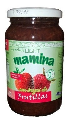 Mermelada De Frutillas Mamina Light, Yeruti. Pack X 6. 400gr