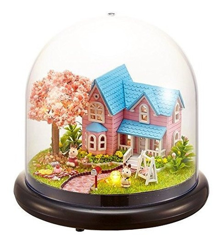 Flever Dollhouse Miniature Diy House Kit Habitacion Creativa