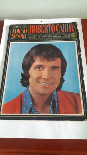 Revista  Sétimo Céu  Roberto Carlos  N- 01 + Vinil Ano 1968