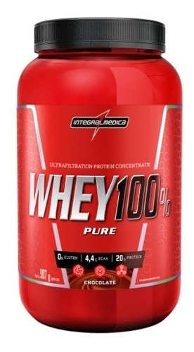 Whey Protein 100% Pure Chocolate Integralmedica 907g 