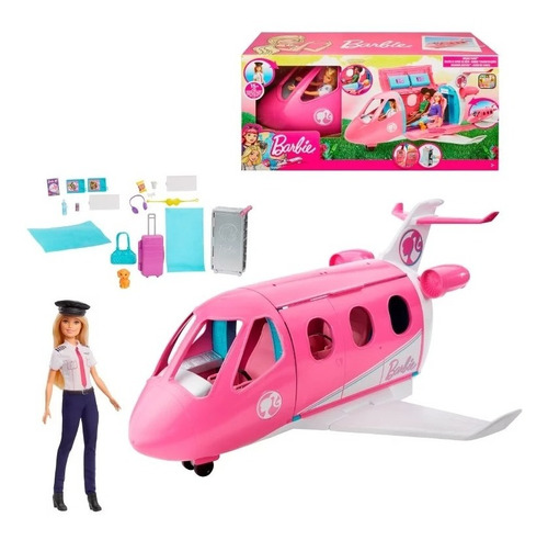 Barbie Estate Jet Avion Privado De Aventuras Incluye Muñeca