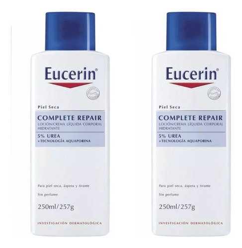 Eucerin Complete Repair Crema Hidratante 5% Urea 250 Ml X2pz