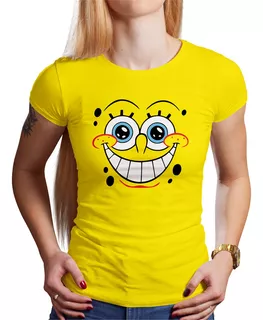 Polo Dama Bob Esponja Tierno (d0814 Boleto.store)