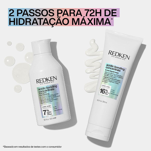 Redken Acidic Bonding Concentrate Máscara Hidratação 250ml