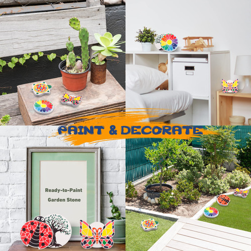 Pinta Tus Propias Piedras Kit De Manualidades Para Niños