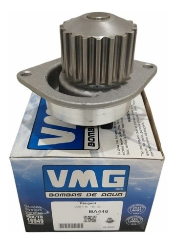 Bomba De Agua Vmg Peugeot 207 1.6 16v