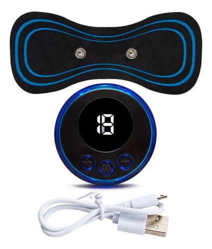 Massageador Cervical Elétrico Ems 8 Mod. 19 Int. 200mah