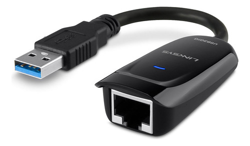 Adaptador Ethernet Gigabit Usb 3.0 Usb3gig Linksys Negro