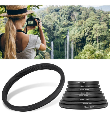 Imagen 4 de 9 de Adaptador Ring 8 Juego De Adaptadores De Filtro 49-52-55-58-