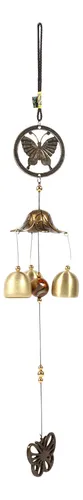 Campanillas De Viento Con Decoración Metálica Para Puertas Y